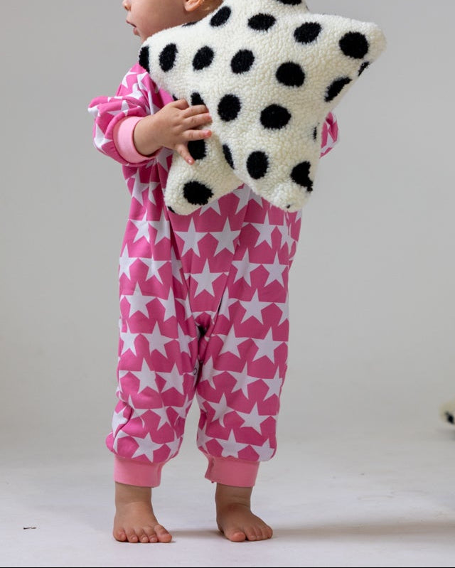 The Starz Romper - Pink/White