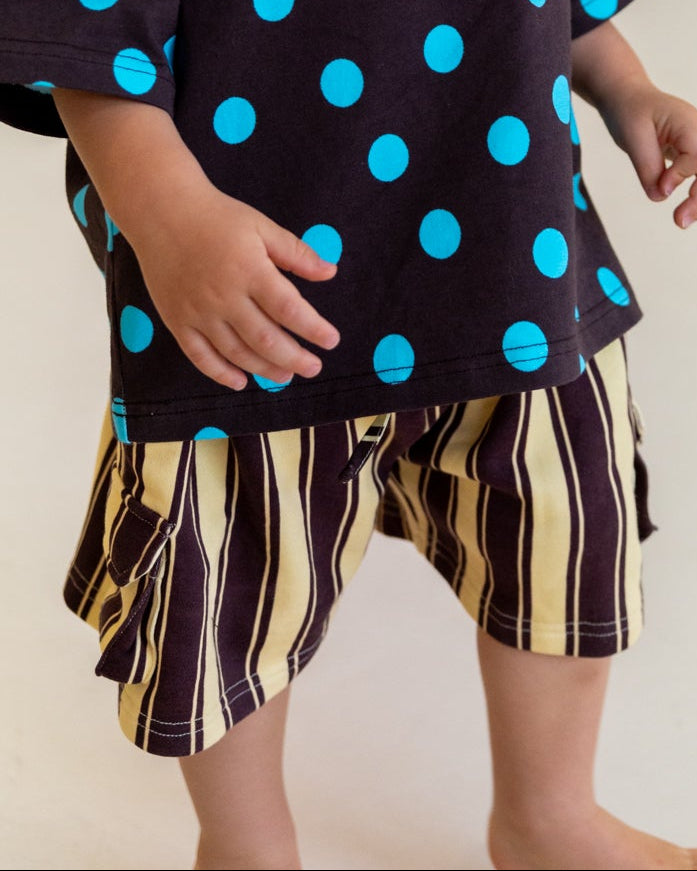 Banana Stripe Short