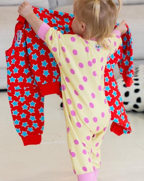 Butter Dot Romper