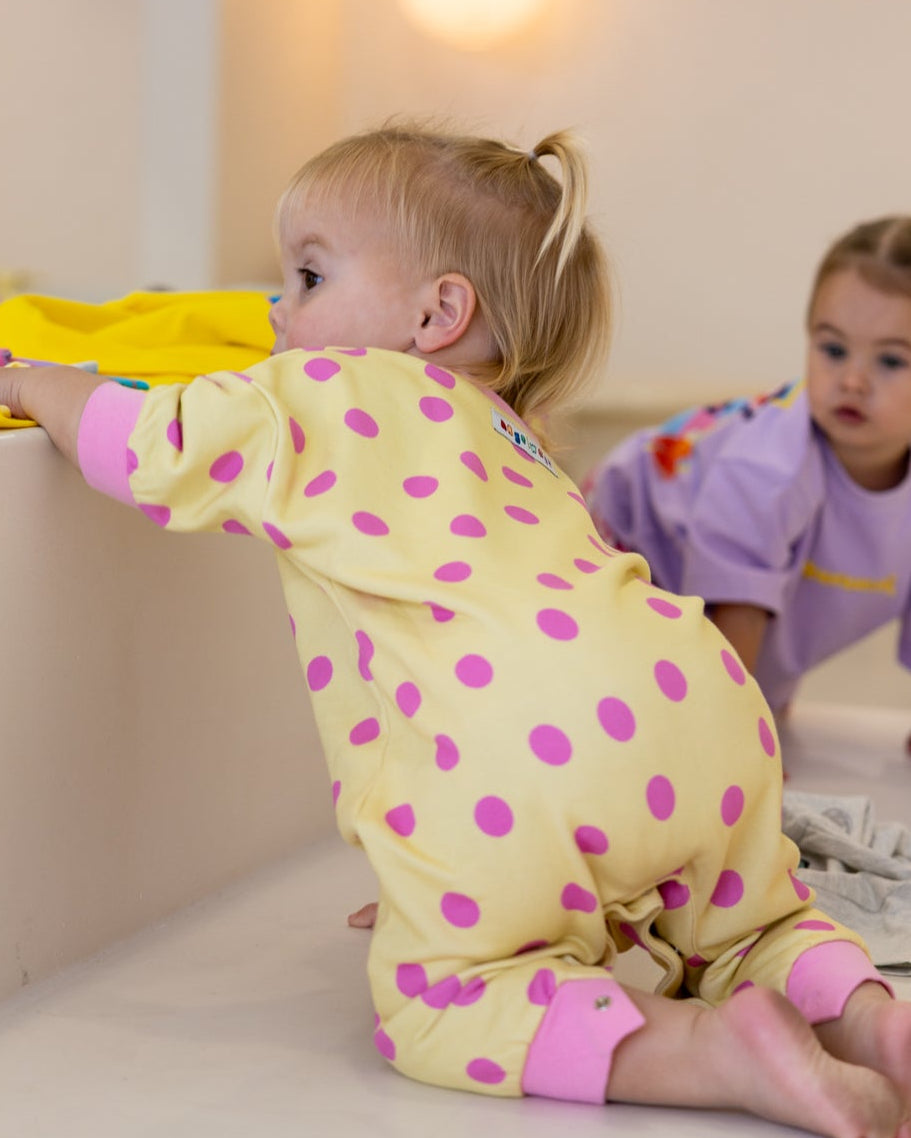 Butter Dot Romper