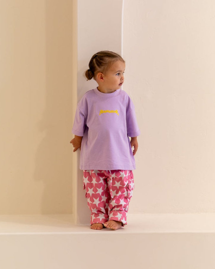 The Starz Pant - Pink/White