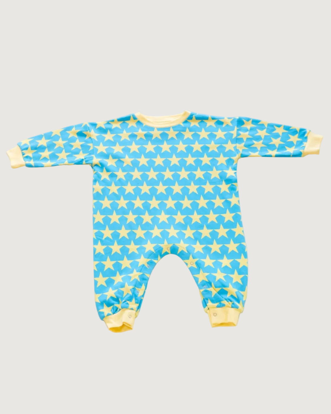 The Starz Romper - Blue/Butter