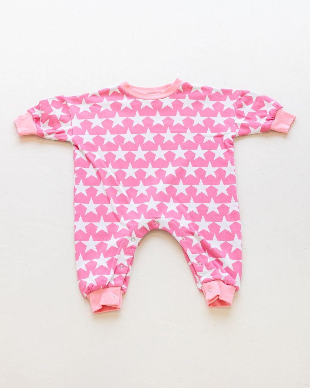 The Starz Romper - Pink/White