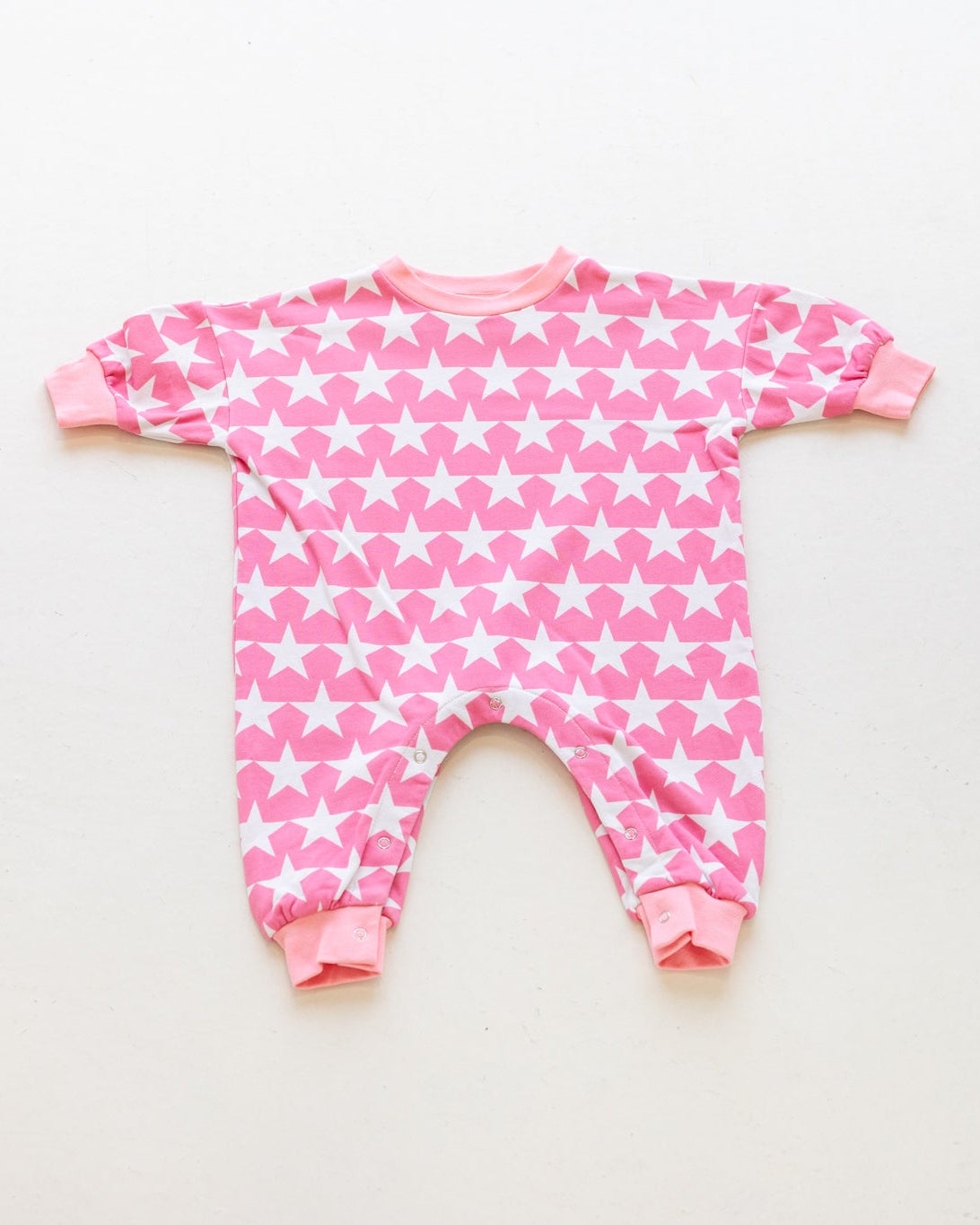 The Starz Romper - Pink/White