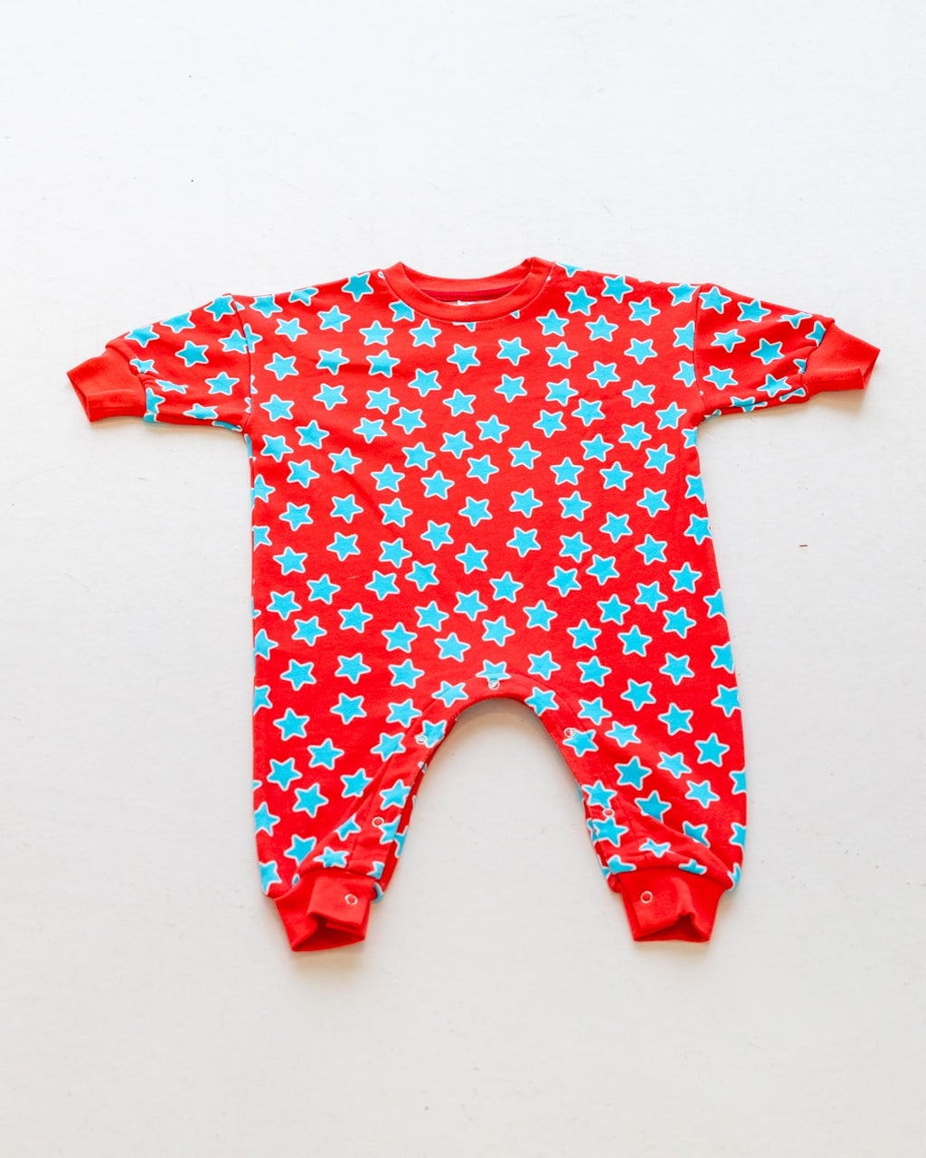 The Starz Romper - Red/Blue
