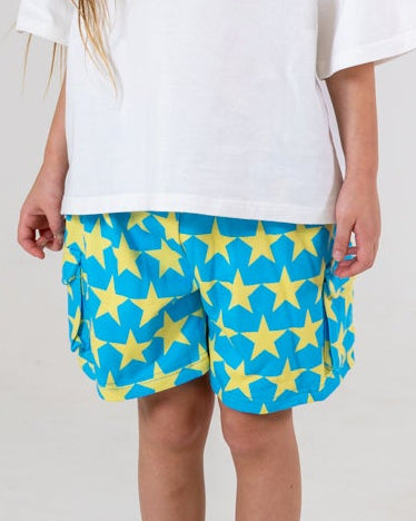 The Starz Short - Blue/Butter