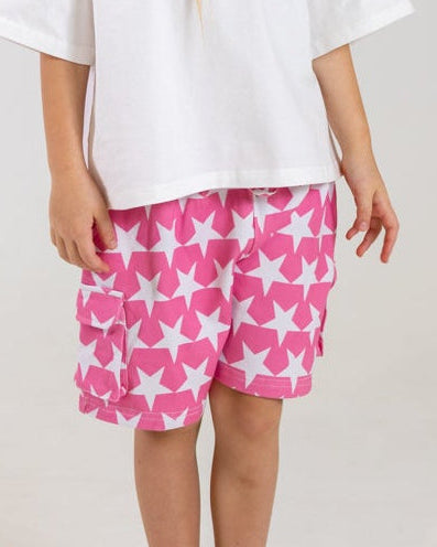 The Starz Short - Pink/White