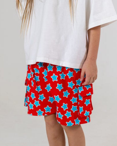 The Starz Short - Red/Blue