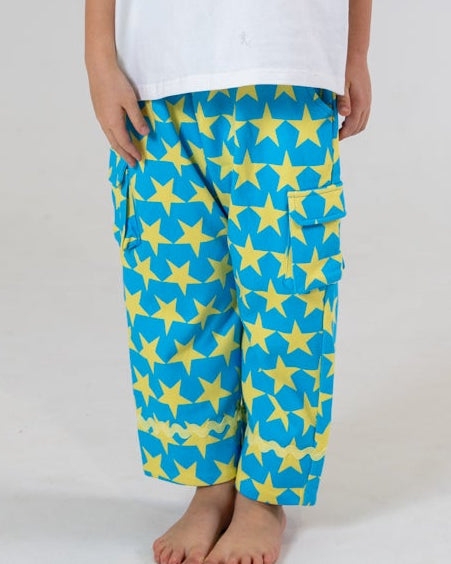 The Starz Pant - Blue/Butter