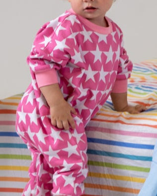 The Starz Romper - Pink/White